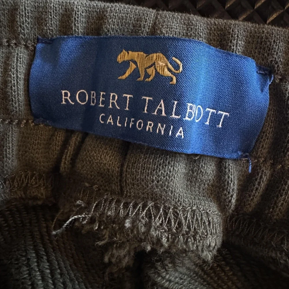 Robert Talbott Joggers Mens M‎ 100% Organic Cotton Lounge Quiet Luxury Portugal